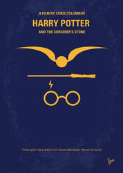 No101 My Harry Potter minimal movie poster