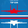 No128 My TOP GUN minimal movie poster