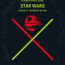 My STAR WARS VI Return of the Jedi minimal poster