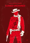 No184 My Django Unchained minimal movie poster