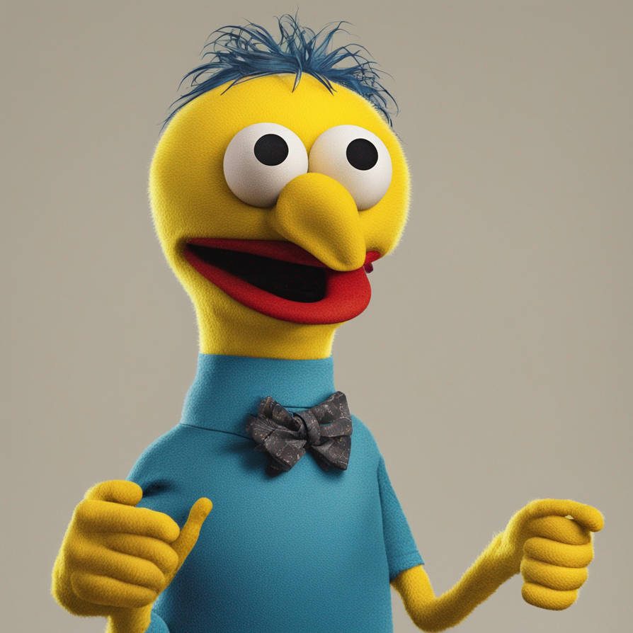 Muppet Running Yellow MUPPET SAM THE EAGLE (AI Art) by mnwachukwu16 on DeviantArt