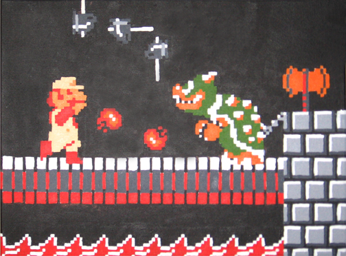 Mario vs Bowser