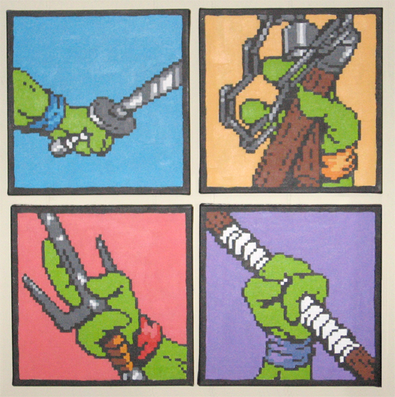 The Weapons of Teenage Turtles