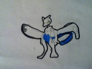 Mewtwo + Lugia fusion :D