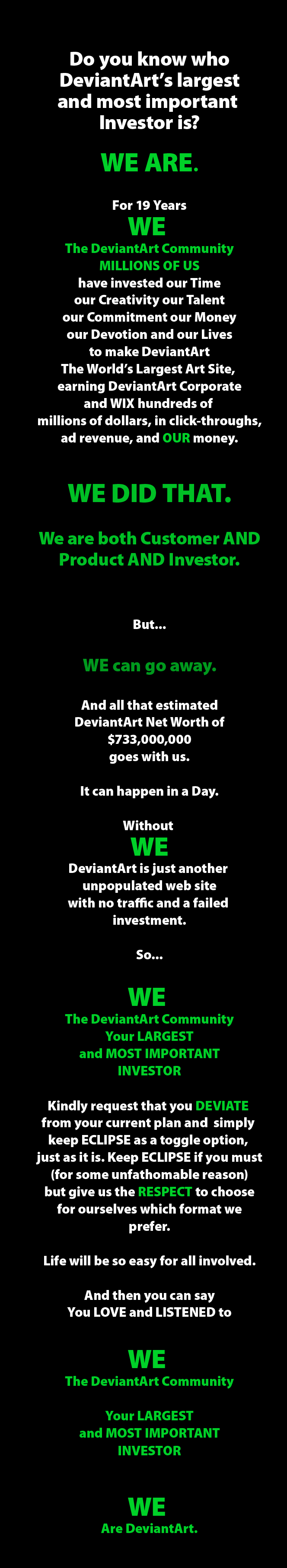 We are Deviantart