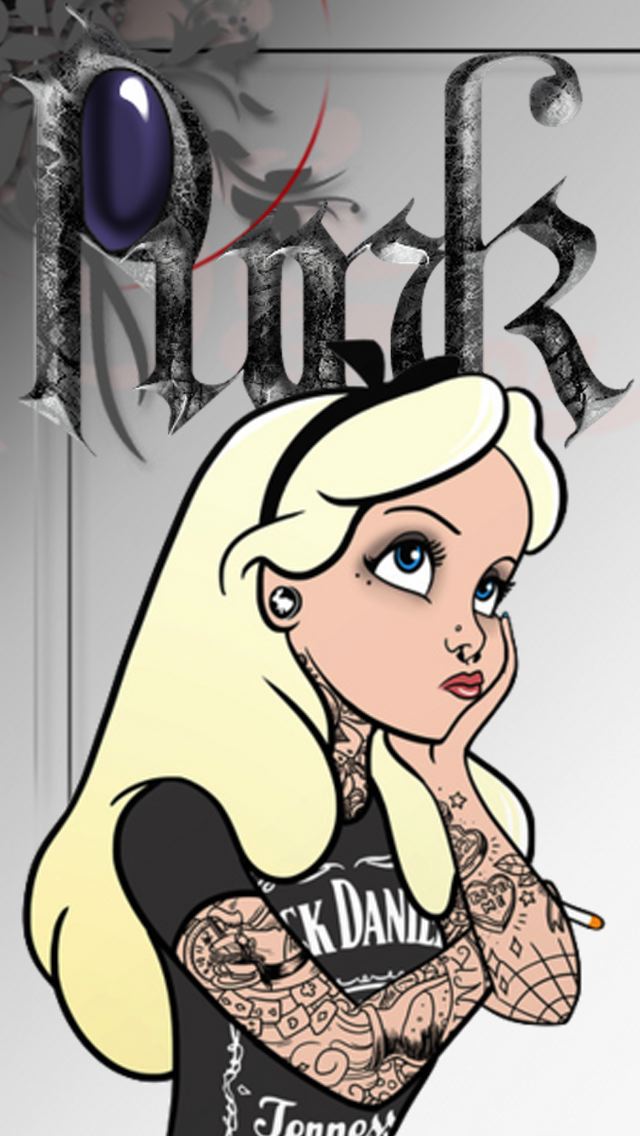 Alice Punk Wallpaper Phone by Magnanimouse on DeviantArt Alice Punk Wallpaper Phone by Magnanimouse on DeviantArt