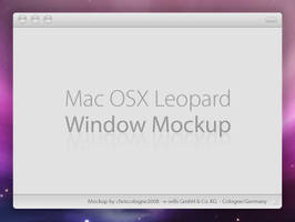 Mac OSX Leopard Window Mockup