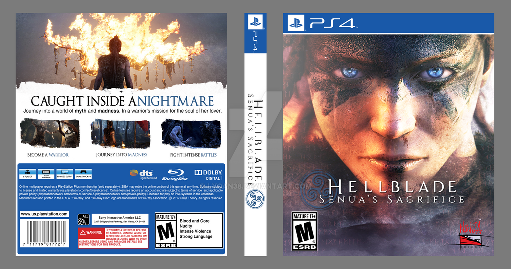 Hellblade: Senua's Sacrifice PS4 Download Size Revealed - Gameranx