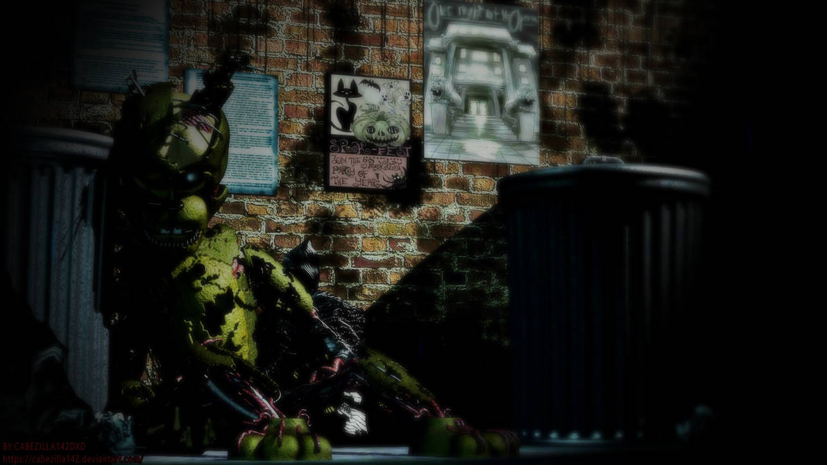 FNAF 6: Springtrap Wallpaper (Alternative) by CABEZILLA142 on DeviantArt