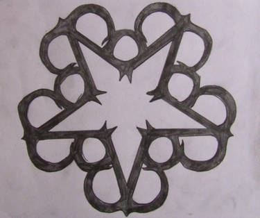 Black Veil Brides Star Logo (Pencil)