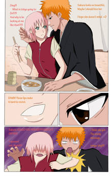 Ichigo x Sakura: Doujinshi One-shot