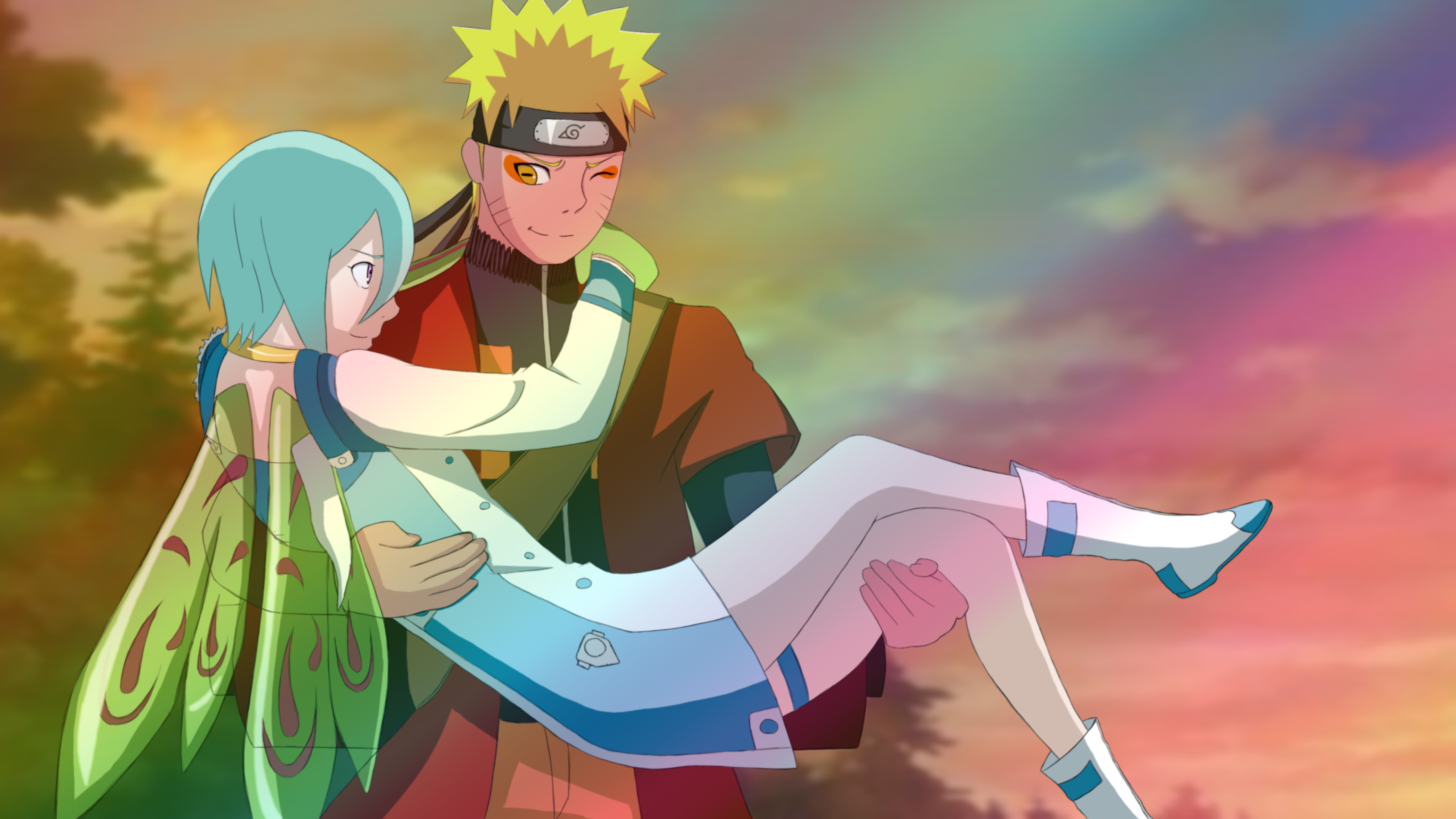 Commission: Naruto and Eureka