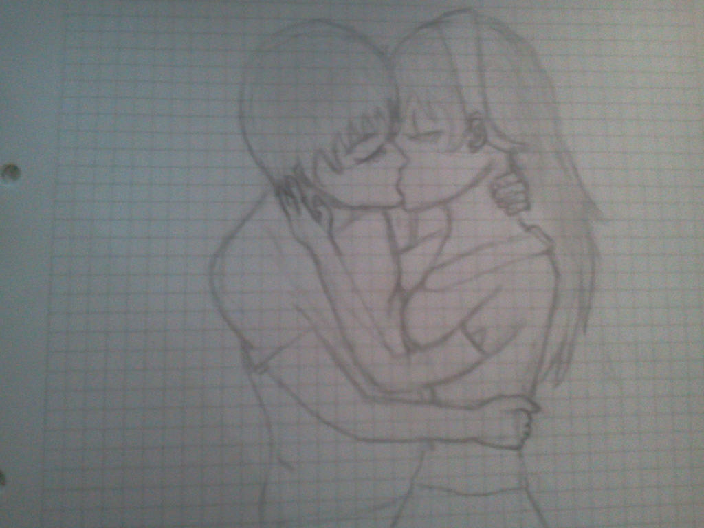 Pareja Anime Beso by karina123457 on DeviantArt Pareja Anime Beso by karina123457 on DeviantArt