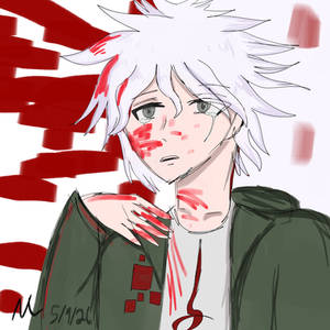 Nagito fanart from Danganronpa