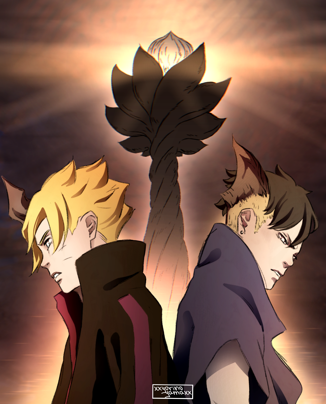 Boruto And Kawaki by xXYorinoYamaXx on DeviantArt Boruto And Kawaki by xXYorinoYamaXx on DeviantArt