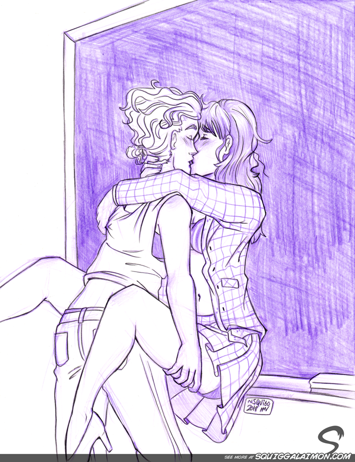 Fanart Friday - Hot for Teacher by Squiggalaimon