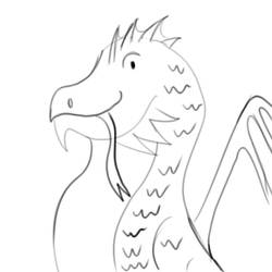 Bad Dragon Drawing (as a joke)