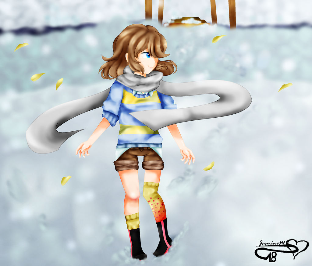 Fallbacktale Frisk Art trade : Fallentale Frisk by JasmineM18 on DeviantArt
