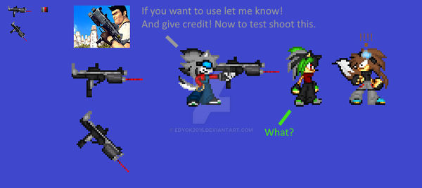 Serious sam gun's sprite