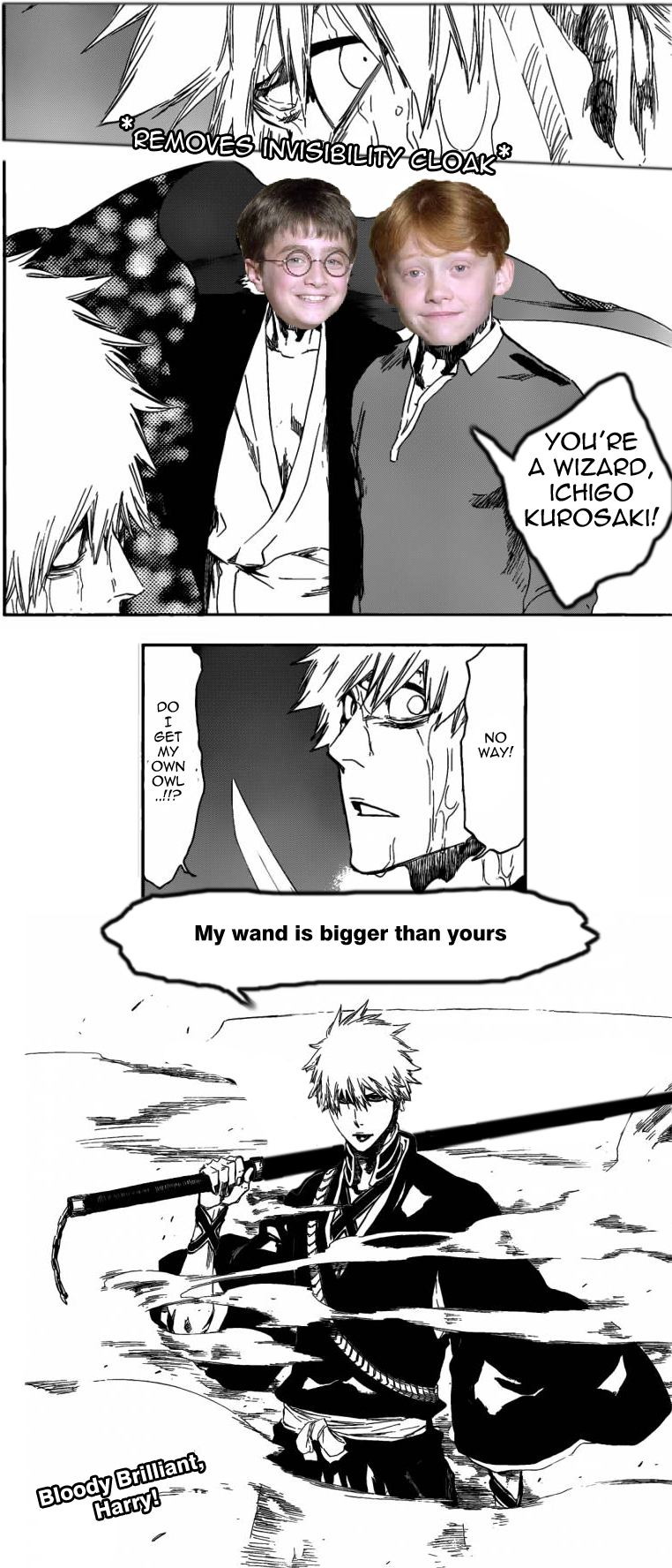 Ichigo from Bleach is a wizard