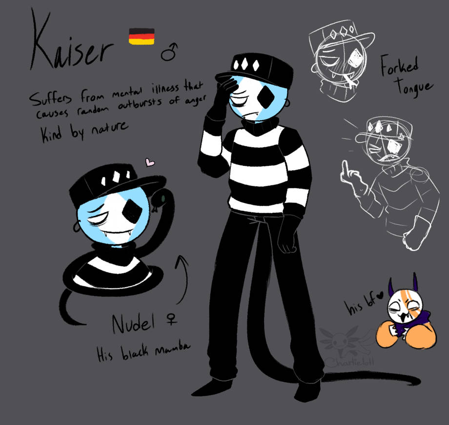 Kaiser ref by Charlielotl on DeviantArt