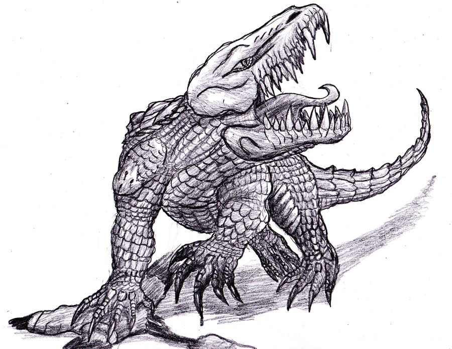 SCP-682 at it again... by Stalc on DeviantArt