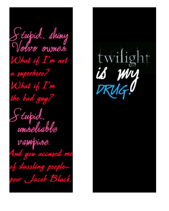 twilight bookmark