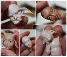 WIP Sculpture fiddling