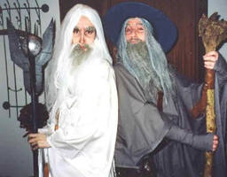 Saruman and Gandalf Cosplay