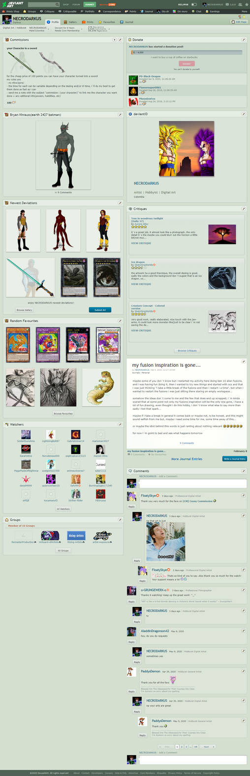 Classic Deviantart My Classic Deviantart by Ben10Duelist on DeviantArt