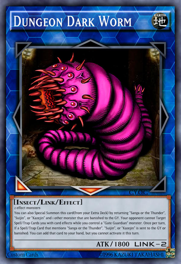 dungeon worm yugioh card YU-GI-OH! - (LCJW-EN221) - Legendary Collection 4: Joey's World - 1st Edition Dungeon Worm - Common Lcjw