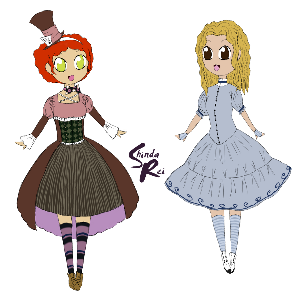 TBILD - Alice in wonderland (Mad Hatter and Alice) by shinda-rei on ...