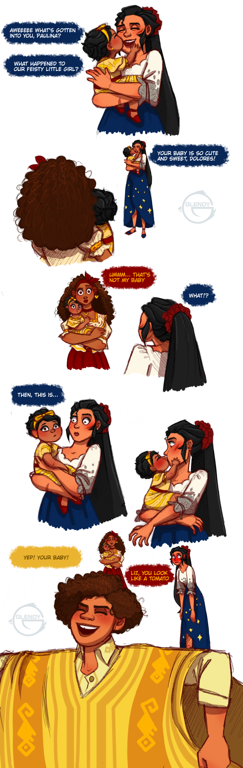 Encanto AU Mini comic Kiss Prank (final) by GlendyBlueBird on DeviantArt