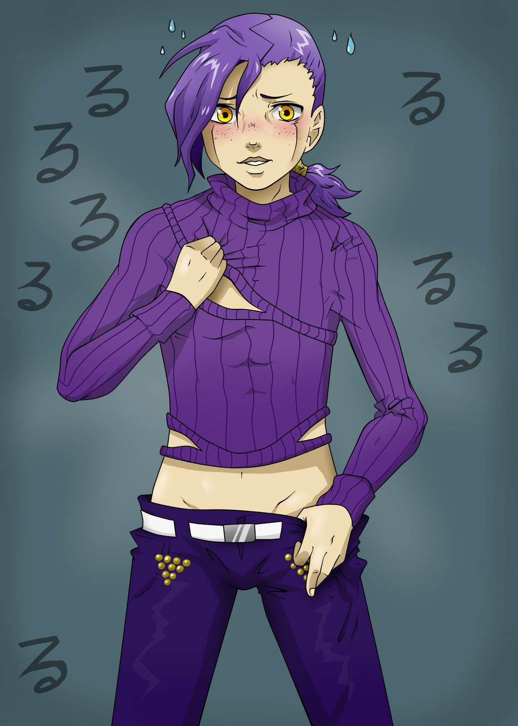 Vinegar Doppio - Giorno Giovanna's Pose by UboaAAAA on DeviantArt