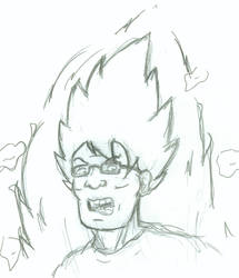 Quick Sketch- SSJ Hank Hill