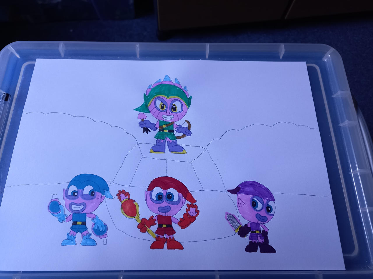 Fantasy heroes: the Gloop gang by madlittleme123 on DeviantArt