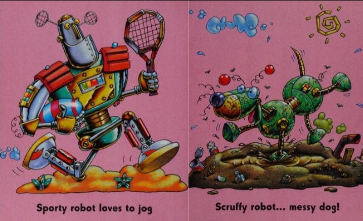 Little Robots Rabbit Reading the Little Robots book! by madlittleme123 on DeviantArt