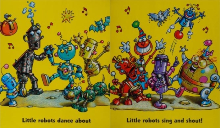 Little Robots Rabbit Reading the Little Robots book! by madlittleme123 on DeviantArt