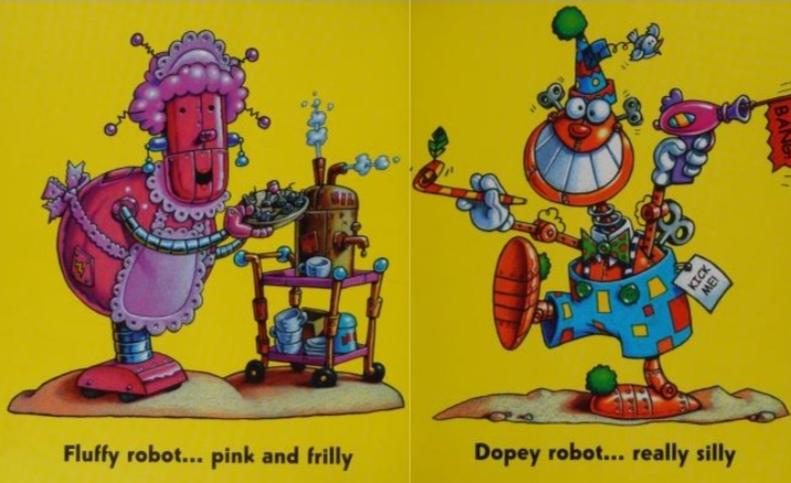 Little Robots Rabbit Reading the Little Robots book! by madlittleme123 on DeviantArt
