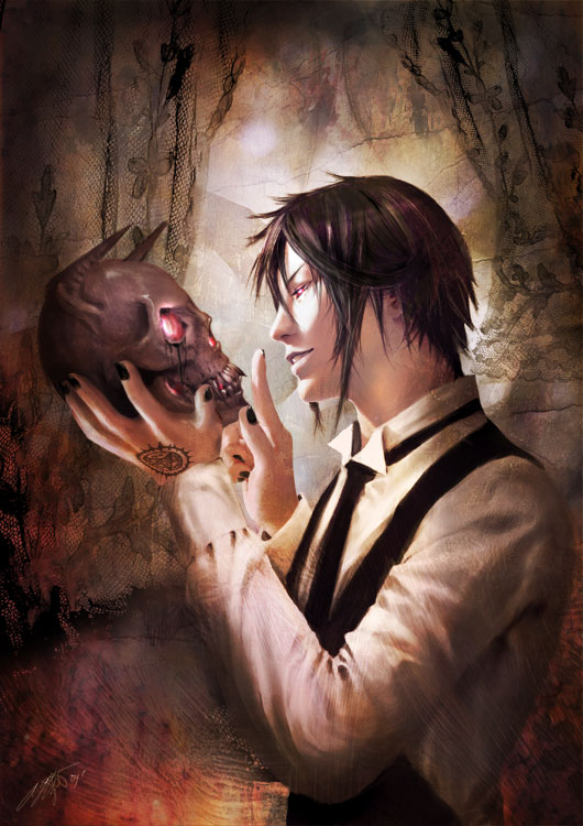 conversation with the demon by Brilcrist