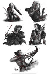 Assassin's Creed sketches