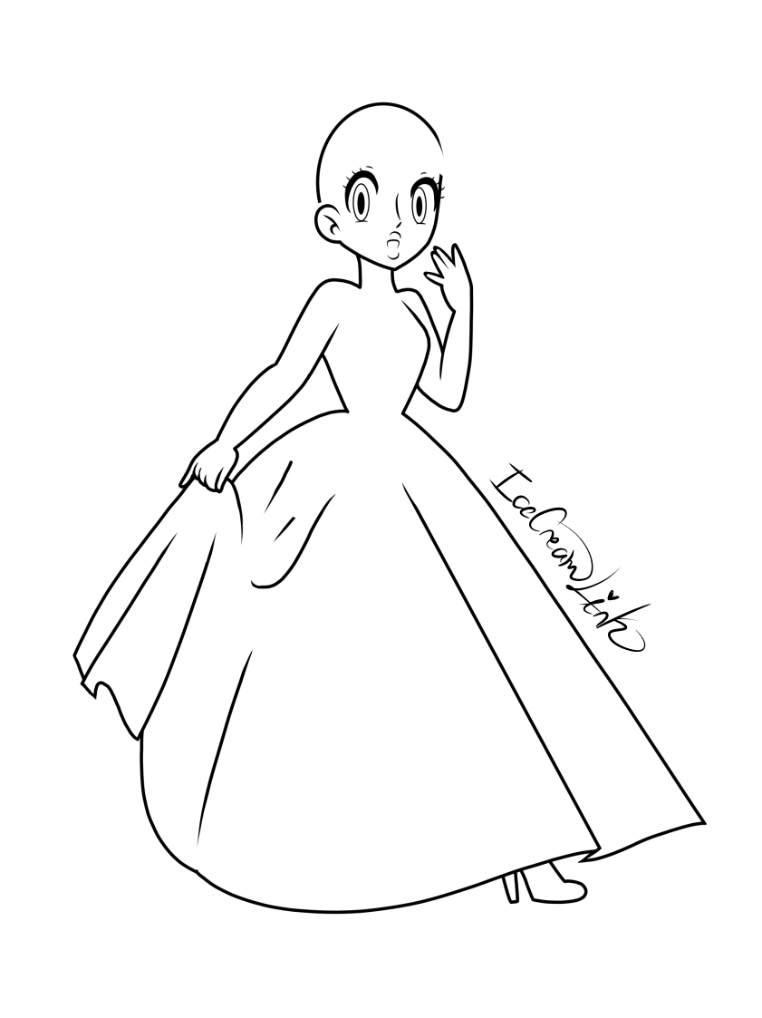 Featured image of post Princess Dress Base Drawing