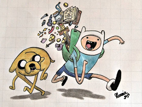 Finn and Jake - Adventure Time.