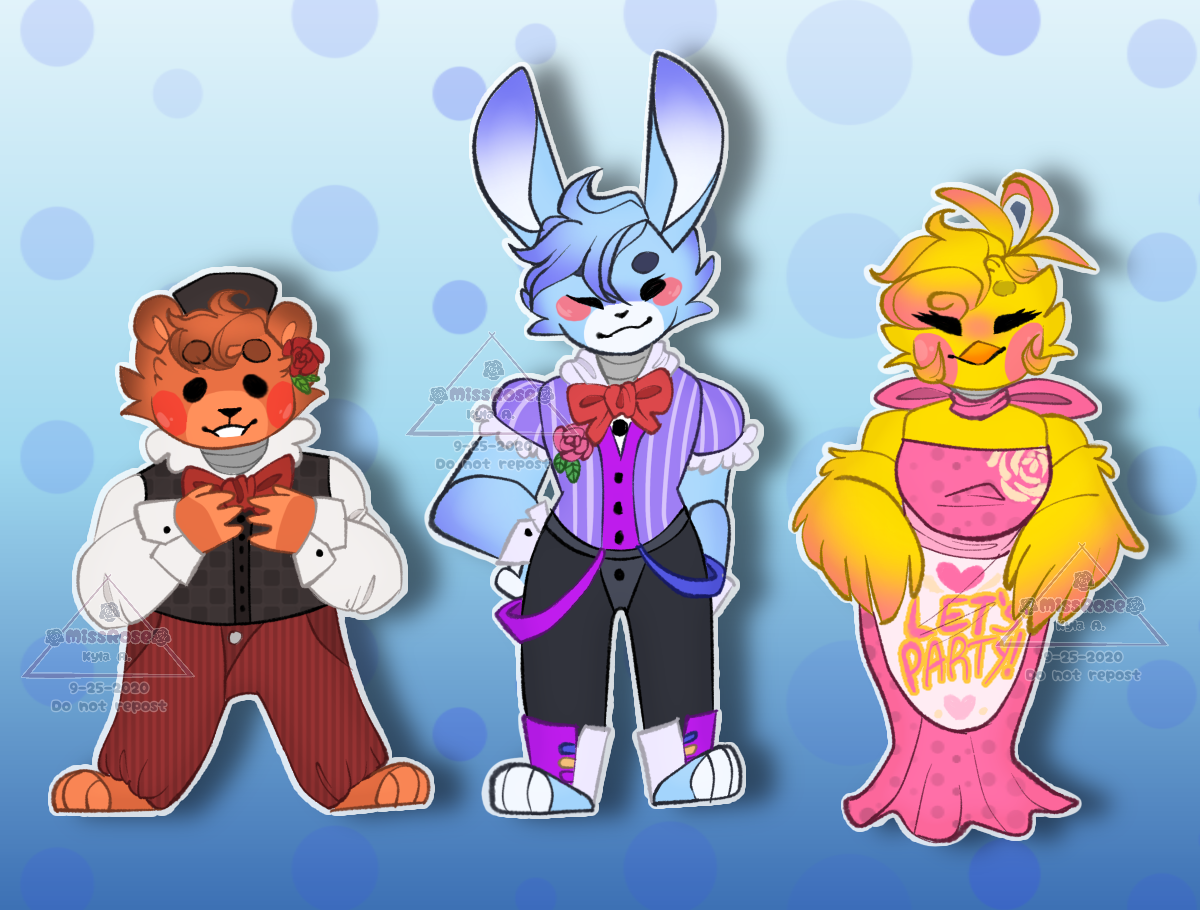 MissRose Fnaf AU Designs: Withereds Part 1::..