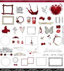 True Blood / Vampire: Word Art + Clear Cut PNG 10