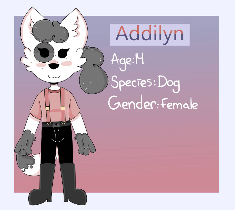 Addilyn Reference Sheet by DrawingIZ on DeviantArt