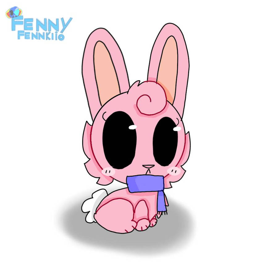 Pink bunny rabbit by fennyfennklio on DeviantArt