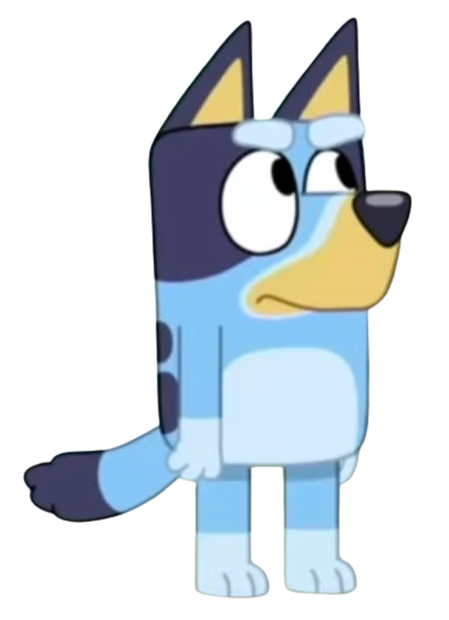 Bluey Upset Render by mhjkn on DeviantArt