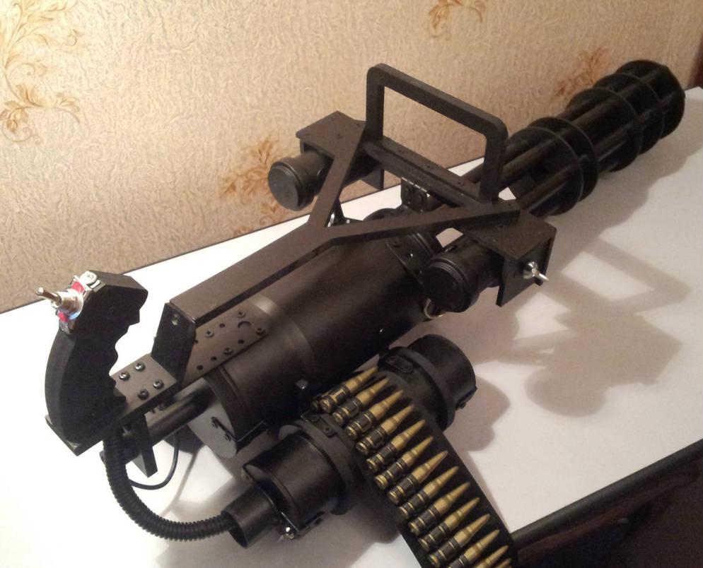 Cosplay M134  minigun  by STARTSERGEEV on DeviantArt