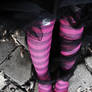 Pink Stripe Socks